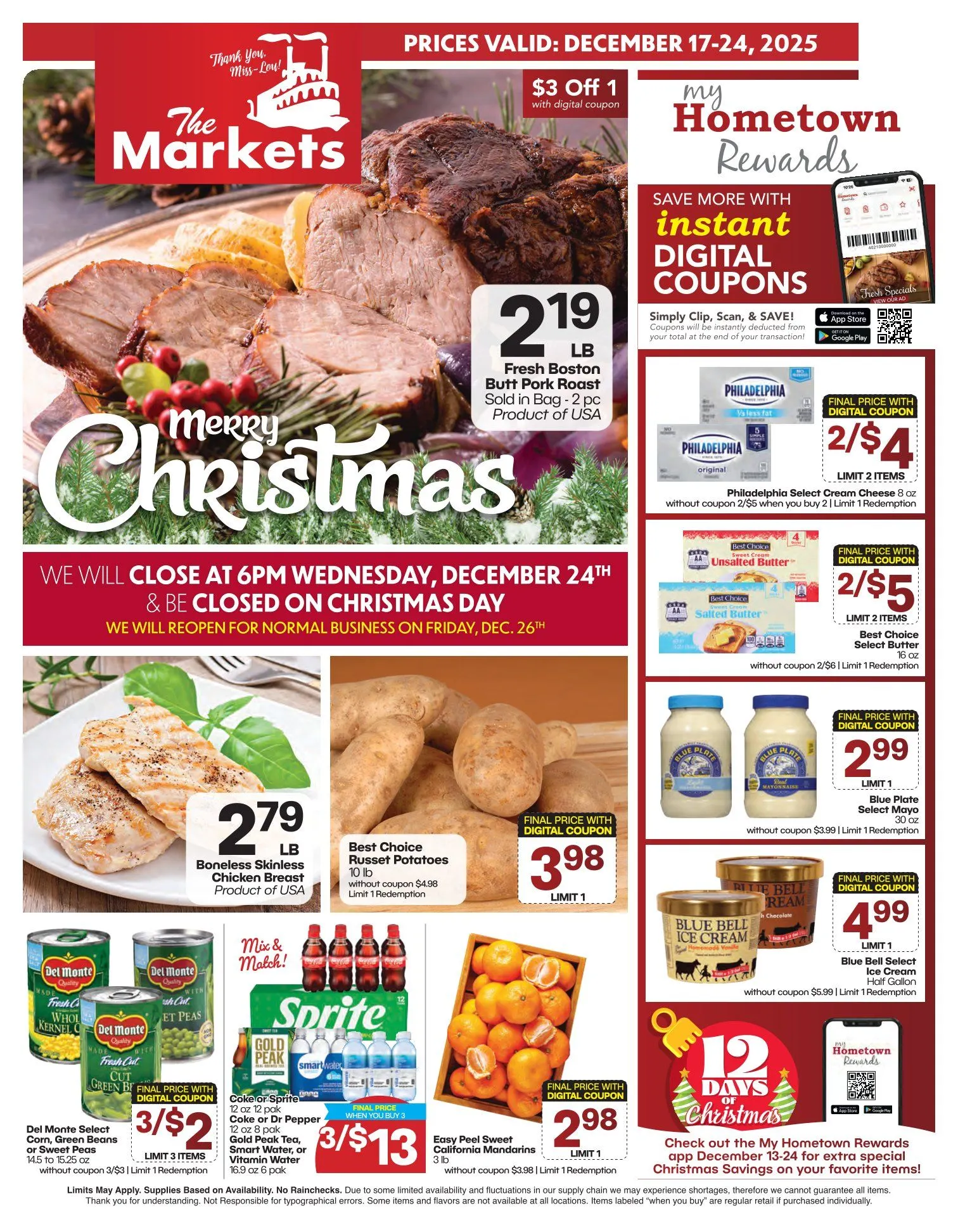 Weekly ad The Markets Sales from December 17 to December 25 2025 - Page 