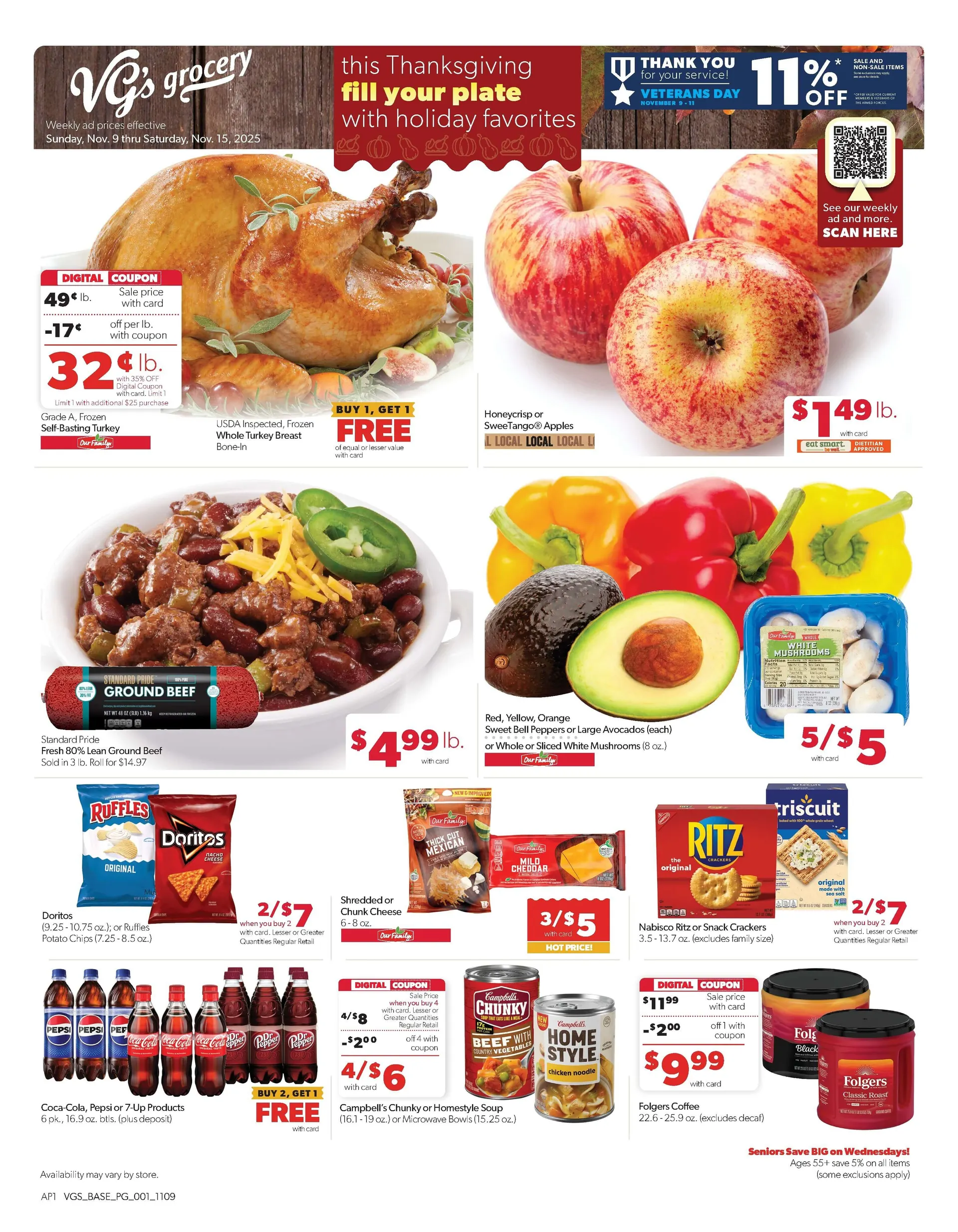 Weekly ad  Vg s Sales from November 9 to November 15 2025 - Page 1