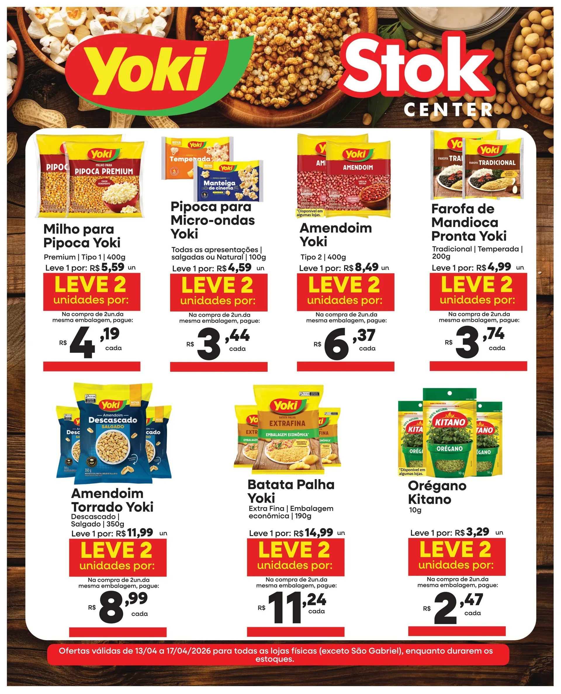 Encarte de Stok Center 13 de abril até 17 de abril 2026 - Pagina 1