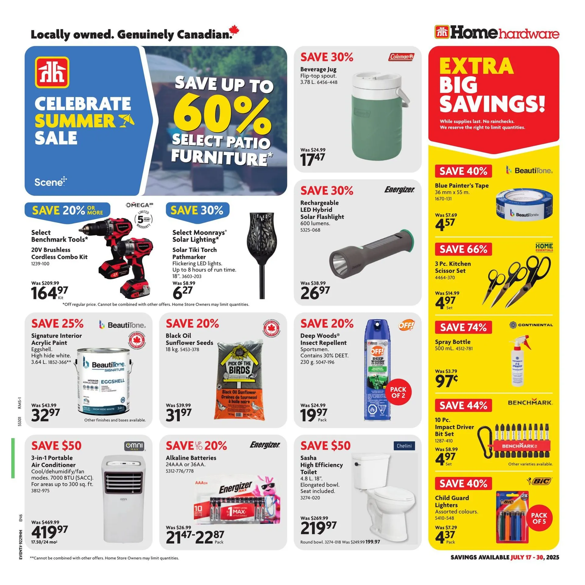 Home Hardware Sales from July 24 to July 29 2025 - flyer page 1