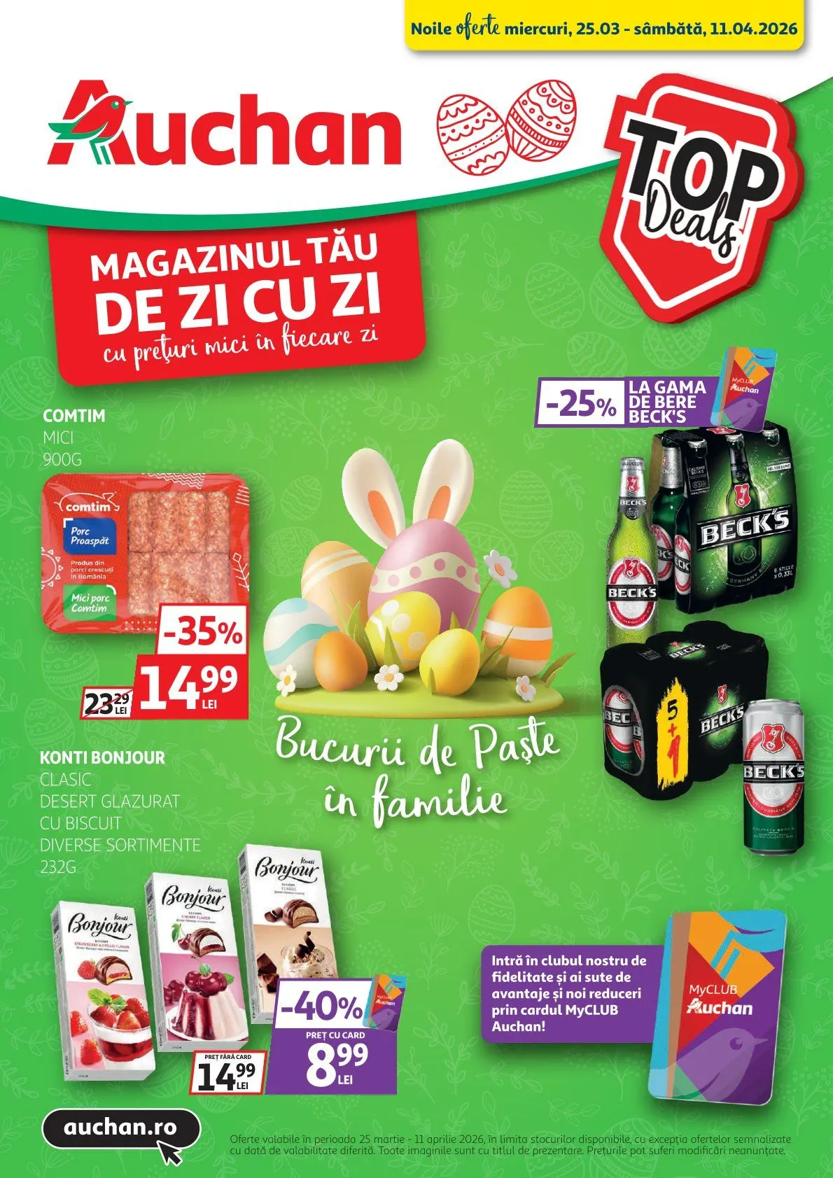 Catalog Ofertă de neratat specială Auchan de la 25 martie până la 11 aprilie 2026 - Revista Pagina 1