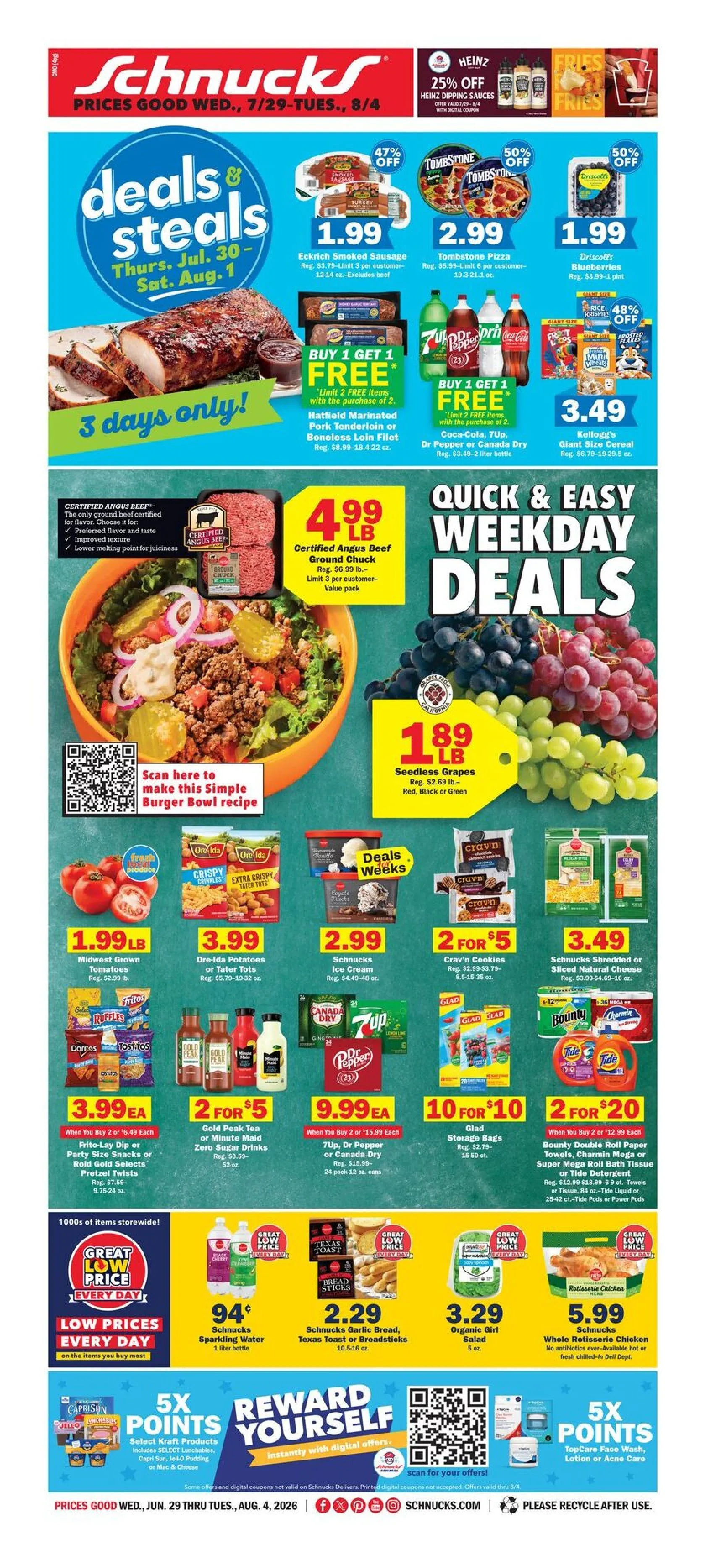 Weekly ad  Schnucks Sales from July 29 to August 4 2026 - Page 