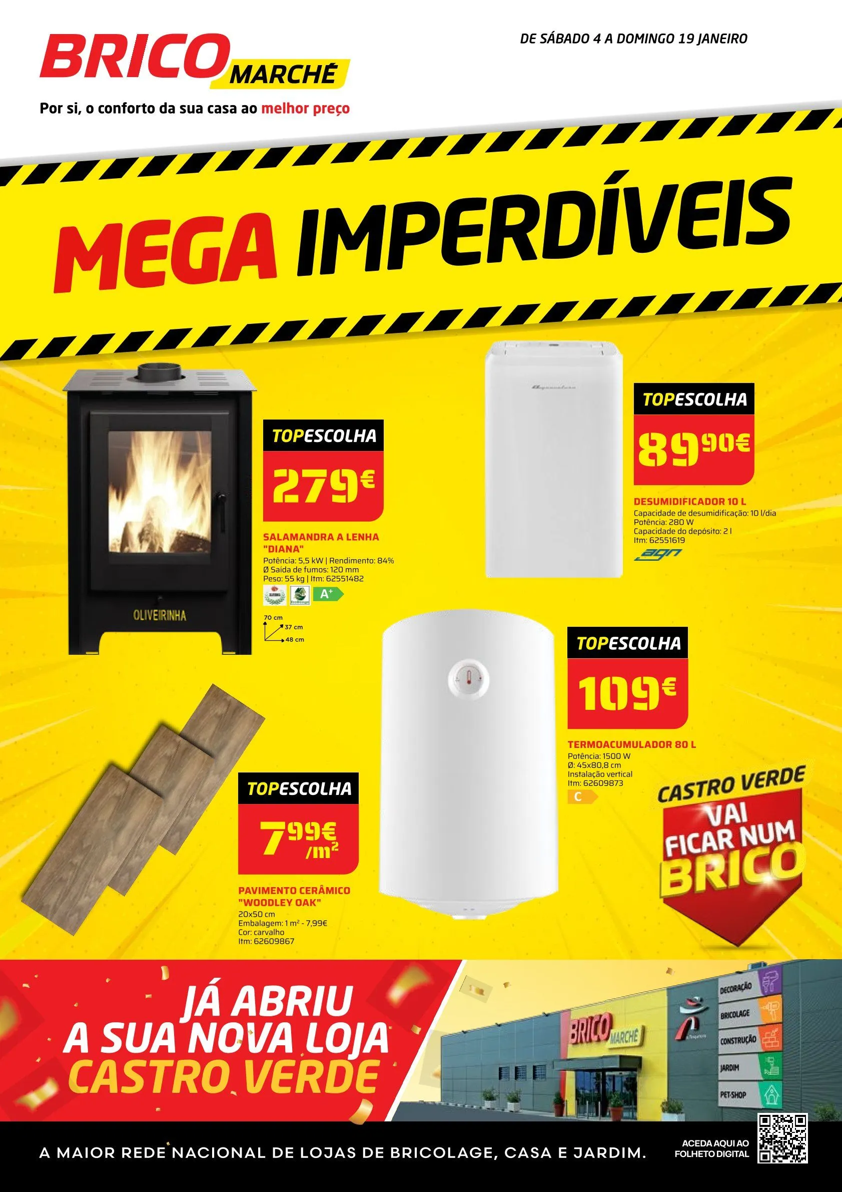 Folheto Bricomarché Ofertas de 6 de janeiro até 19 de janeiro 2025 - Pagina 1