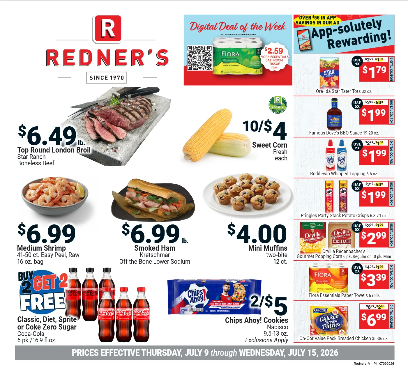 Weekly ad Redner's Market Sales from July 9 to July 15 2026 - Page 