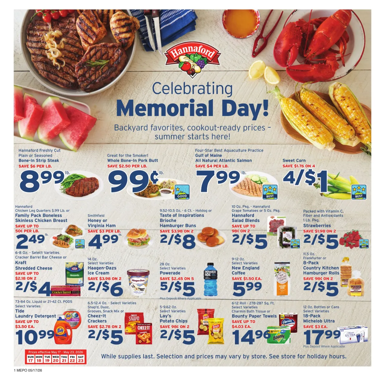 Weekly ad Hannaford Sales from May 17 to May 23 2026 - Page