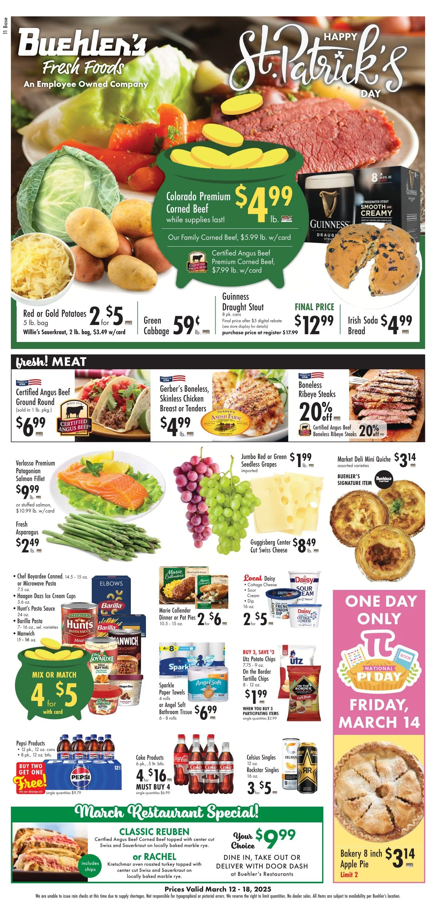 Weekly ad  Buehler's Fresh Foods Sales from March 12 to March 18 2025 - Page 