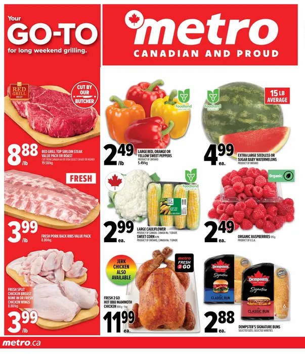 Metro Sales from July 30 to August 6 2026 - flyer page 1