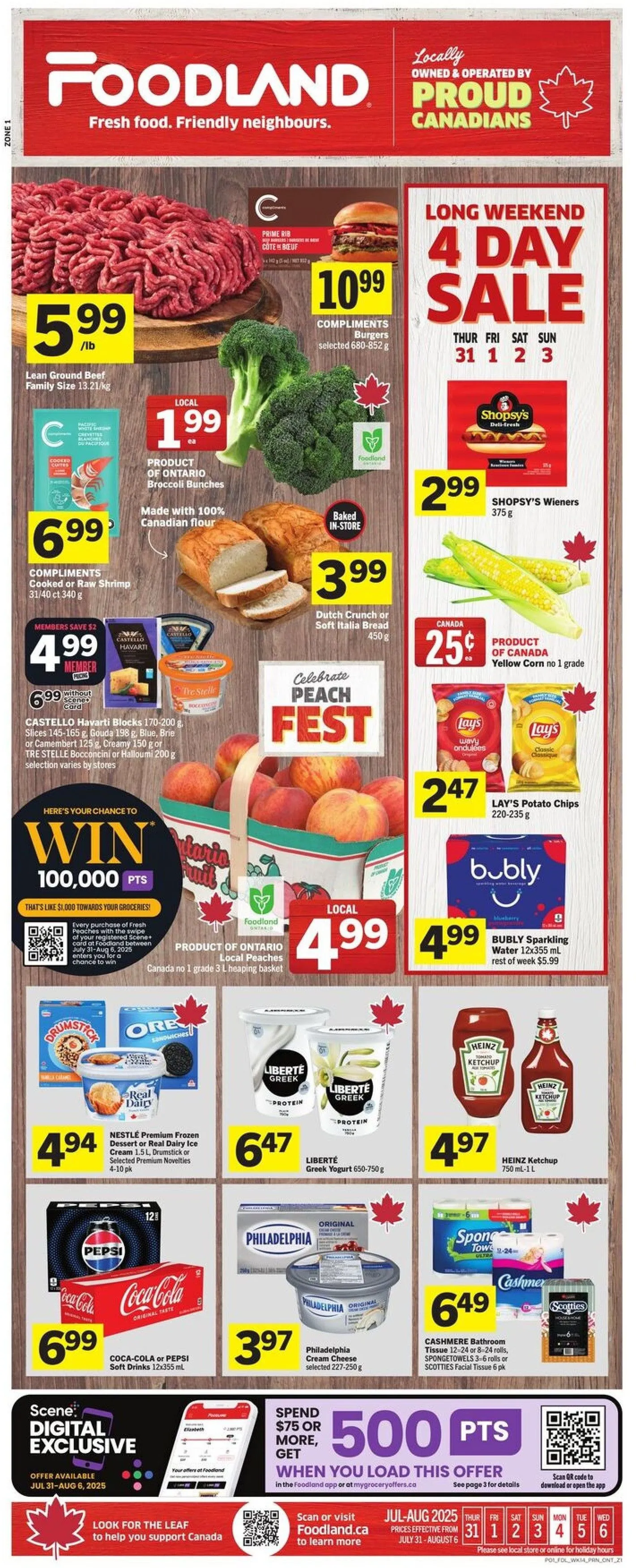 Foodland Sales from July 31 to August 6 2025 - flyer page