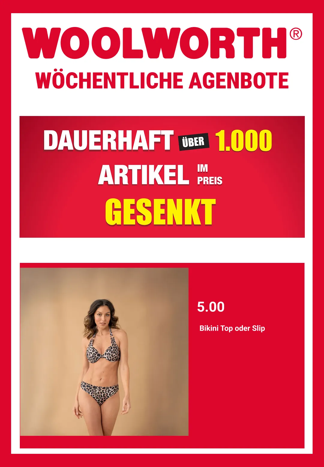 Woolworth Angebote von 6. Mai bis 20. Mai 2026 - Prospekt seite 1
