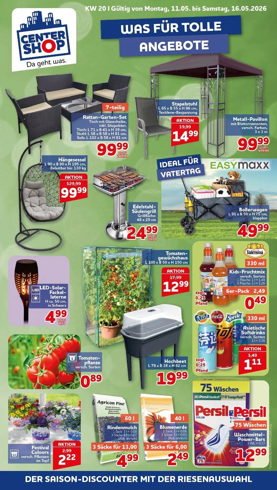 CENTERSHOP Angebote von 11. Mai bis 16. Mai 2026 - Prospekt seite 1