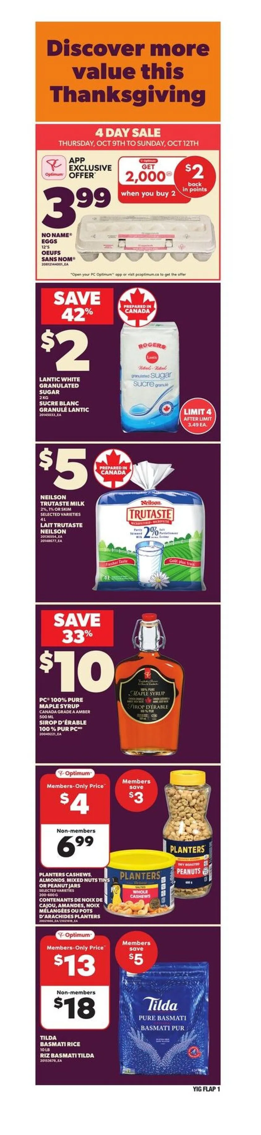 Independent flyers from October 9 to October 15 2025 - flyer page 1