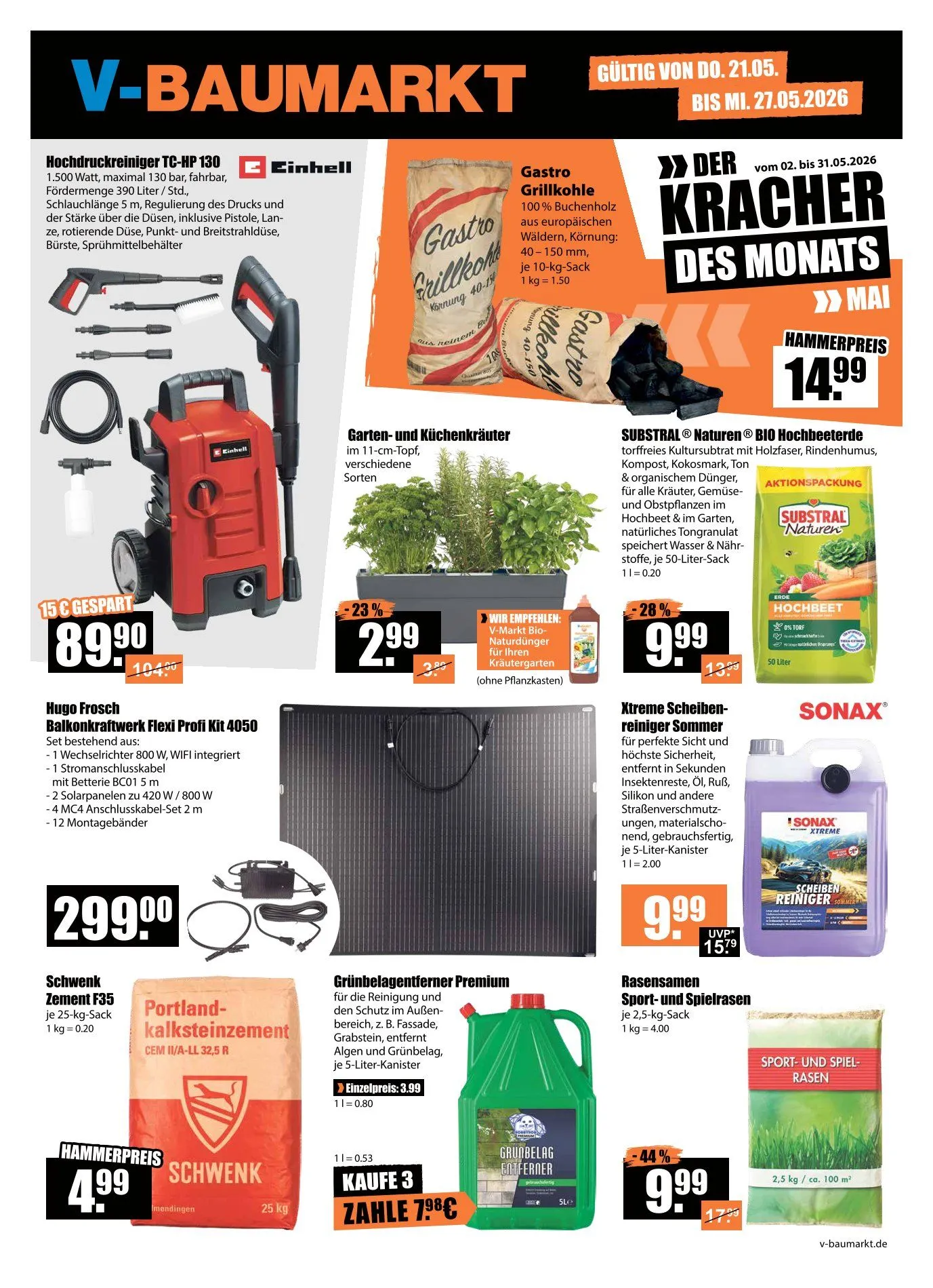 V-Baumarkt Angebote von 21. Mai bis 27. Mai 2026 - Prospekt seite 
