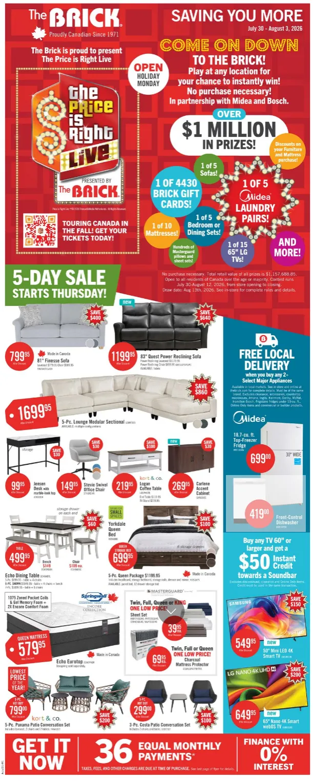 The Brick Sales from July 30 to August 12 2026 - flyer page 