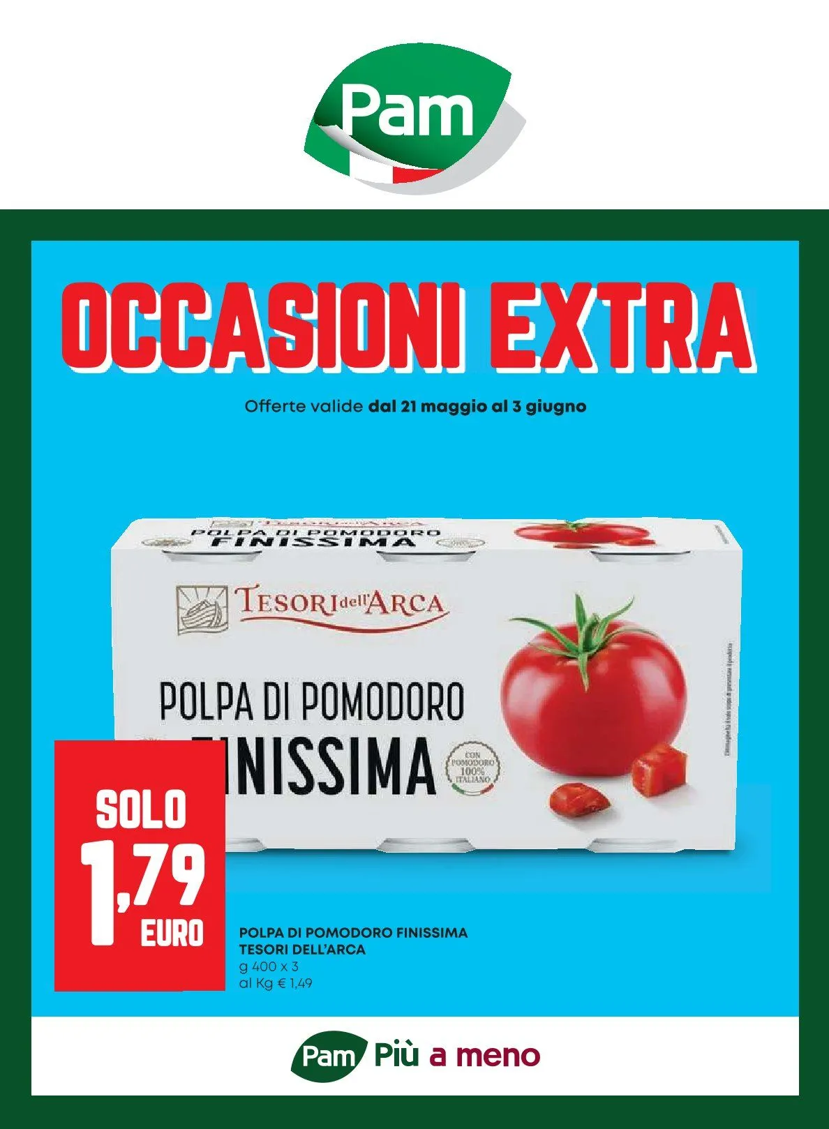  Volantini Pam da 21 maggio a 3 giugno di 2026 - Pagina del volantino 1