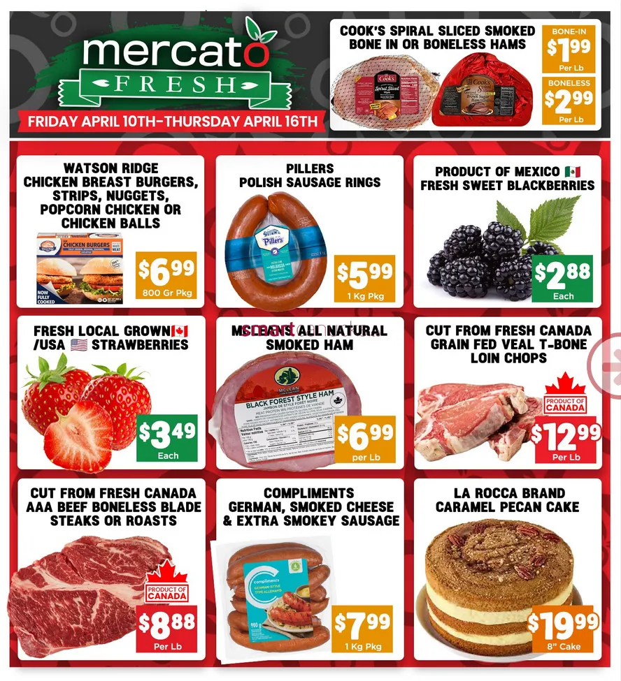 Mercato Fresh Sales from April 10 to April 15 2026 - flyer page 1