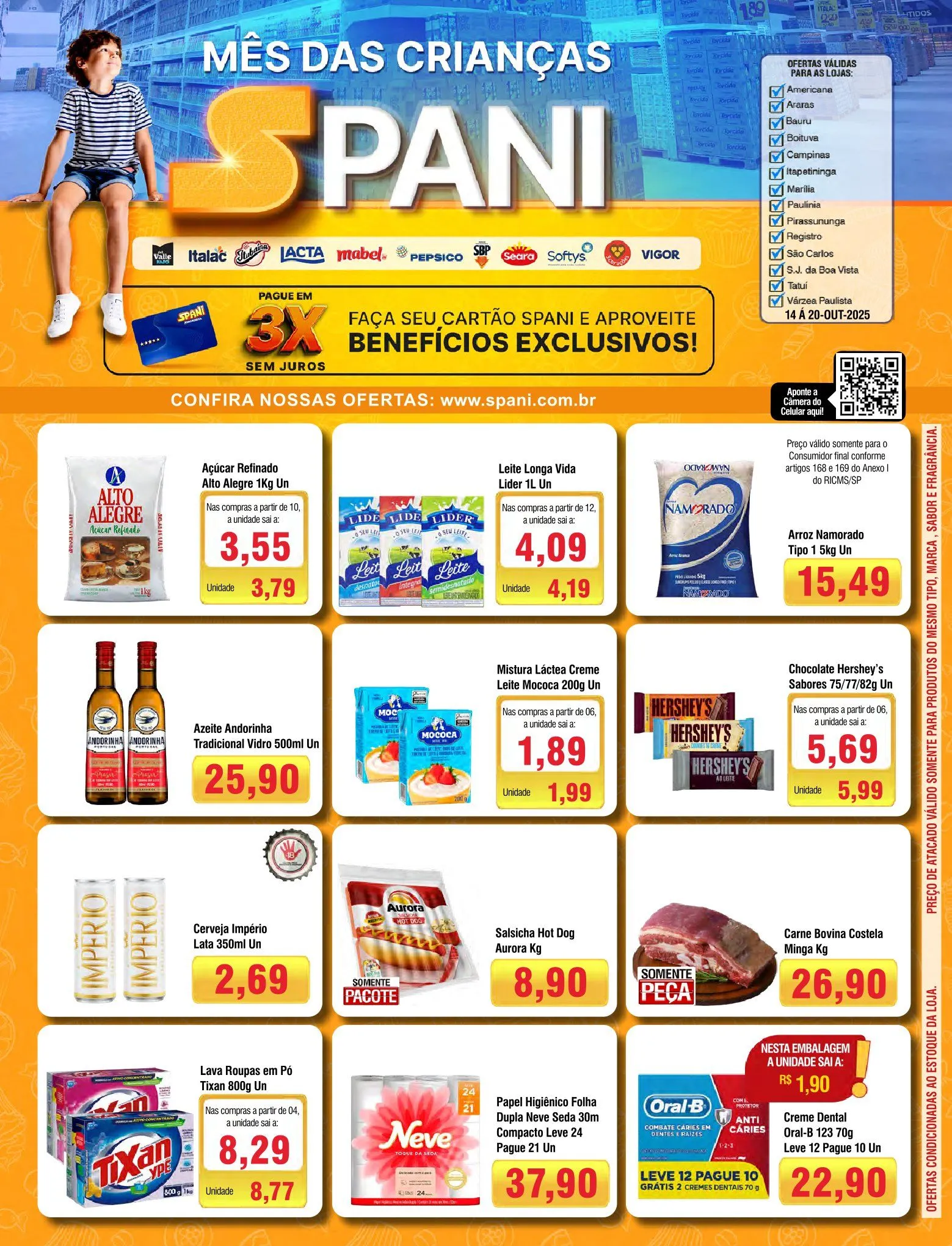 Encarte de Folhetos Spani Atacadista 14 de outubro até 20 de outubro 2025 - Pagina