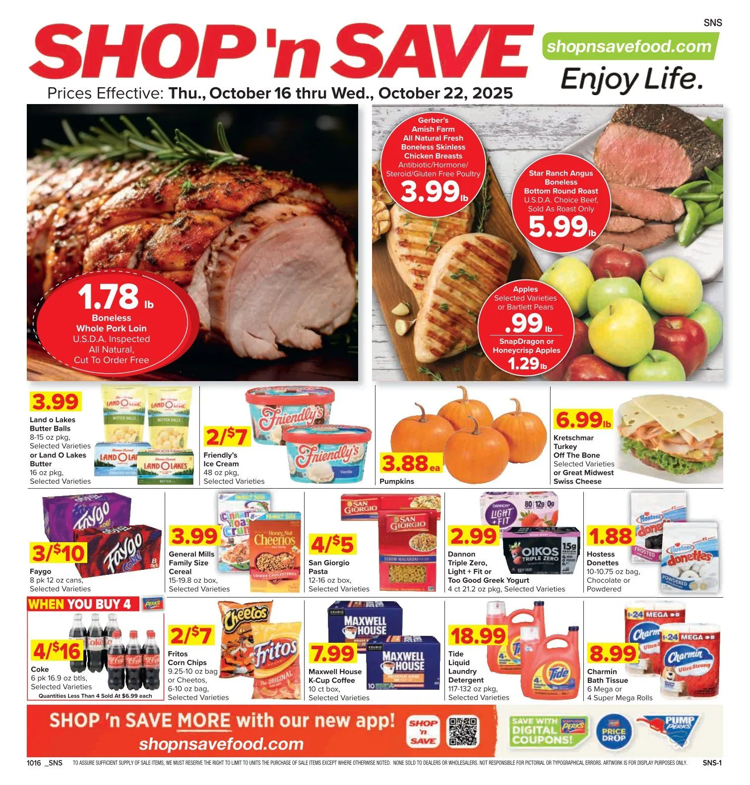 Weekly ad Shop'n Save Sales from October 16 to October 22 2025 - Page 