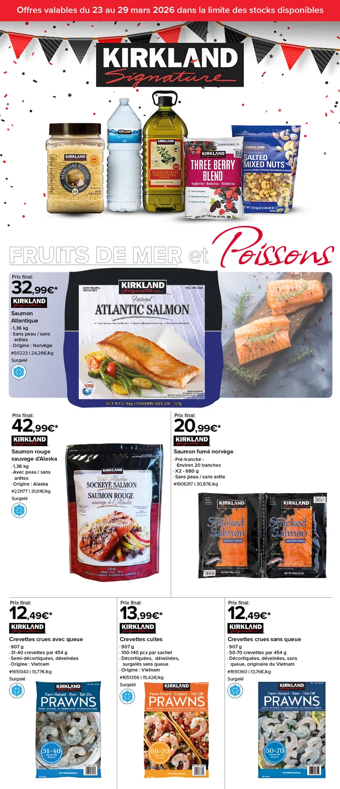 Costco Catalogue du 23 mars au 29 mars 2026 - Catalogue page 1
