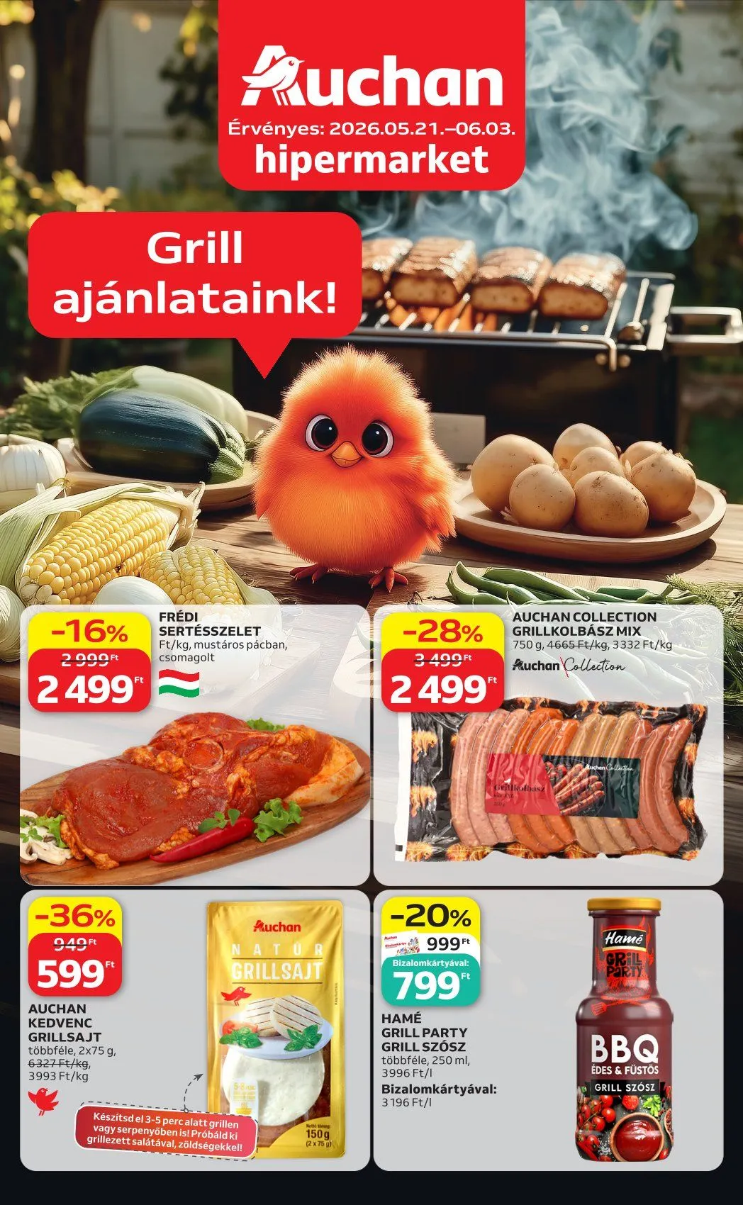 Katalógus Auchan legfrissebb ajánlatai május 21.-tól június 3.-ig 2026. - Oldal 1