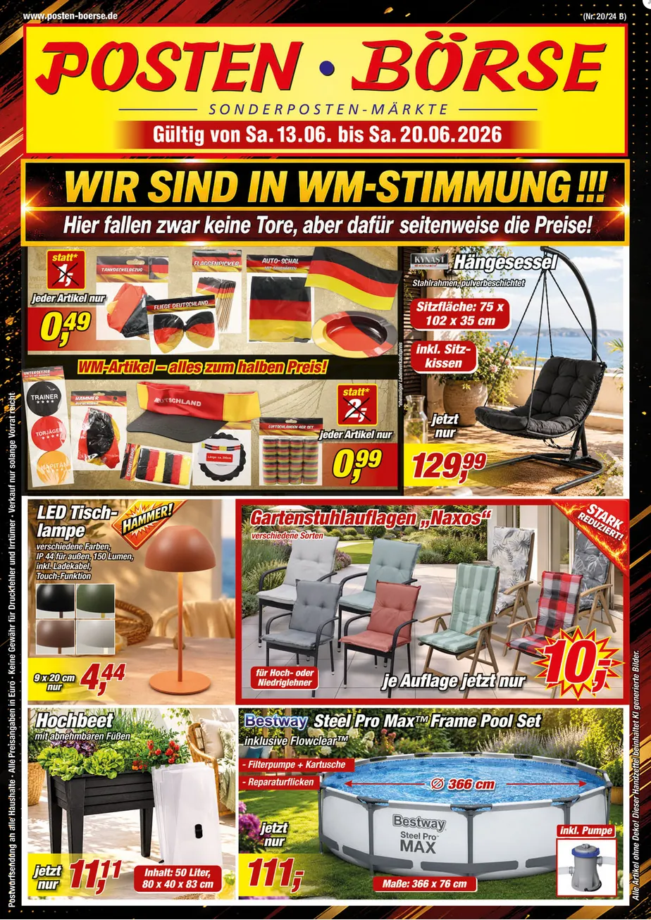 Posten Borse Angebote von 13. Juni bis 20. Juni 2026 - Prospekt seite
