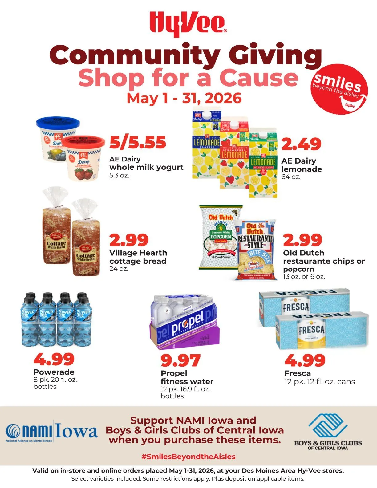 Weekly ad Hy-Vee Sales from May 1 to May 31 2026 - Page 1
