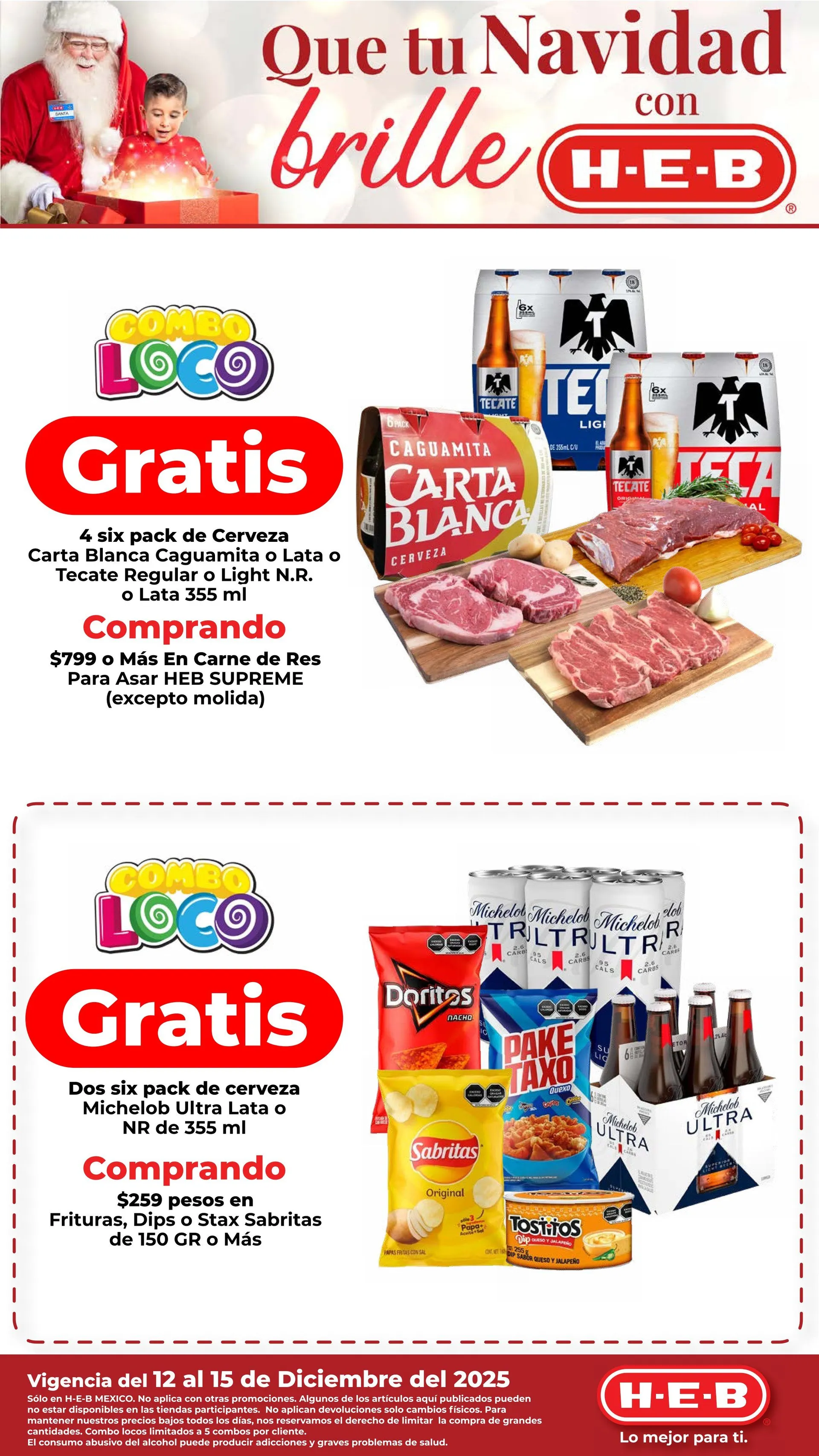 Catálogo de H-E-B Ofertas 12 de diciembre al 15 de diciembre 2025 - Pagina 1