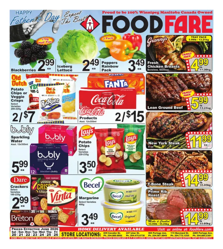  Food Fare Sales from June 20 to June 26 2026 - flyer page 