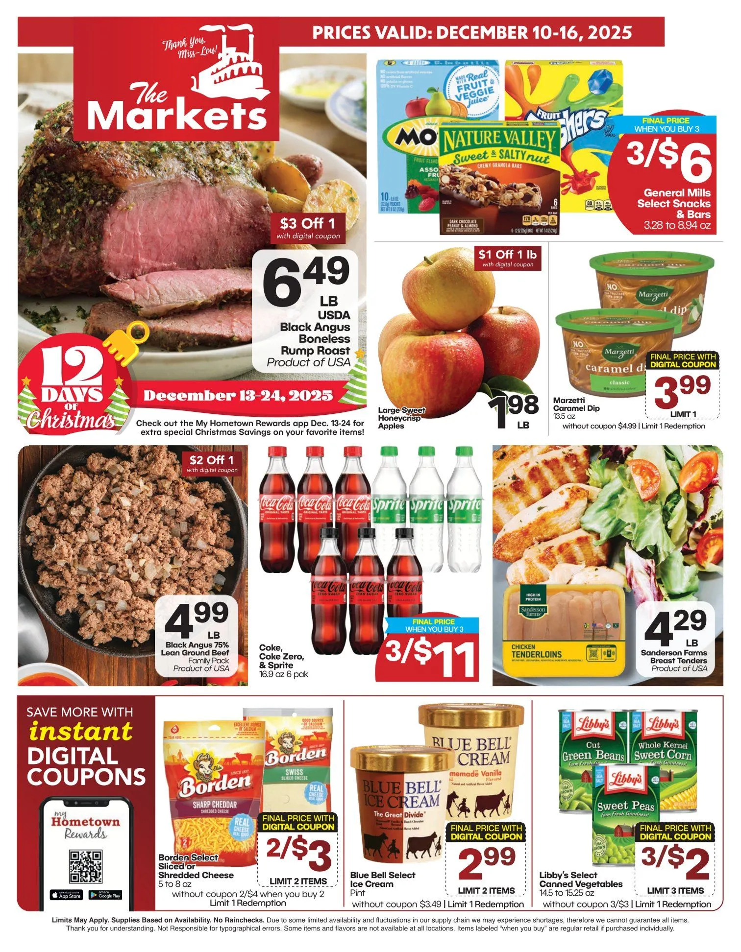 Weekly ad The Markets Sales from December 10 to December 16 2025 - Page 1