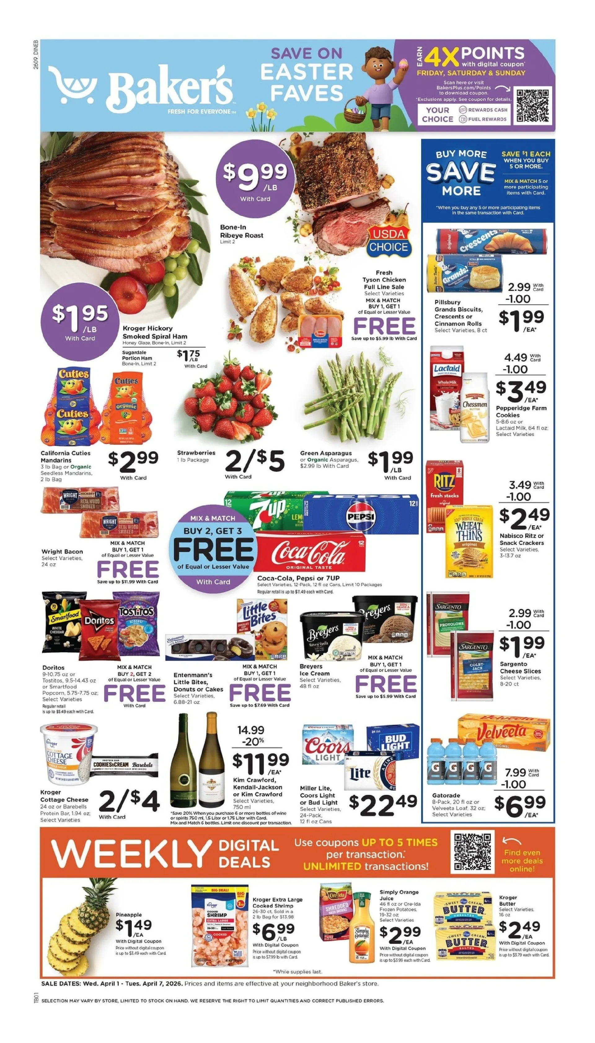 Weekly ad  Baker's Sales from April 1 to April 7 2026 - Page 