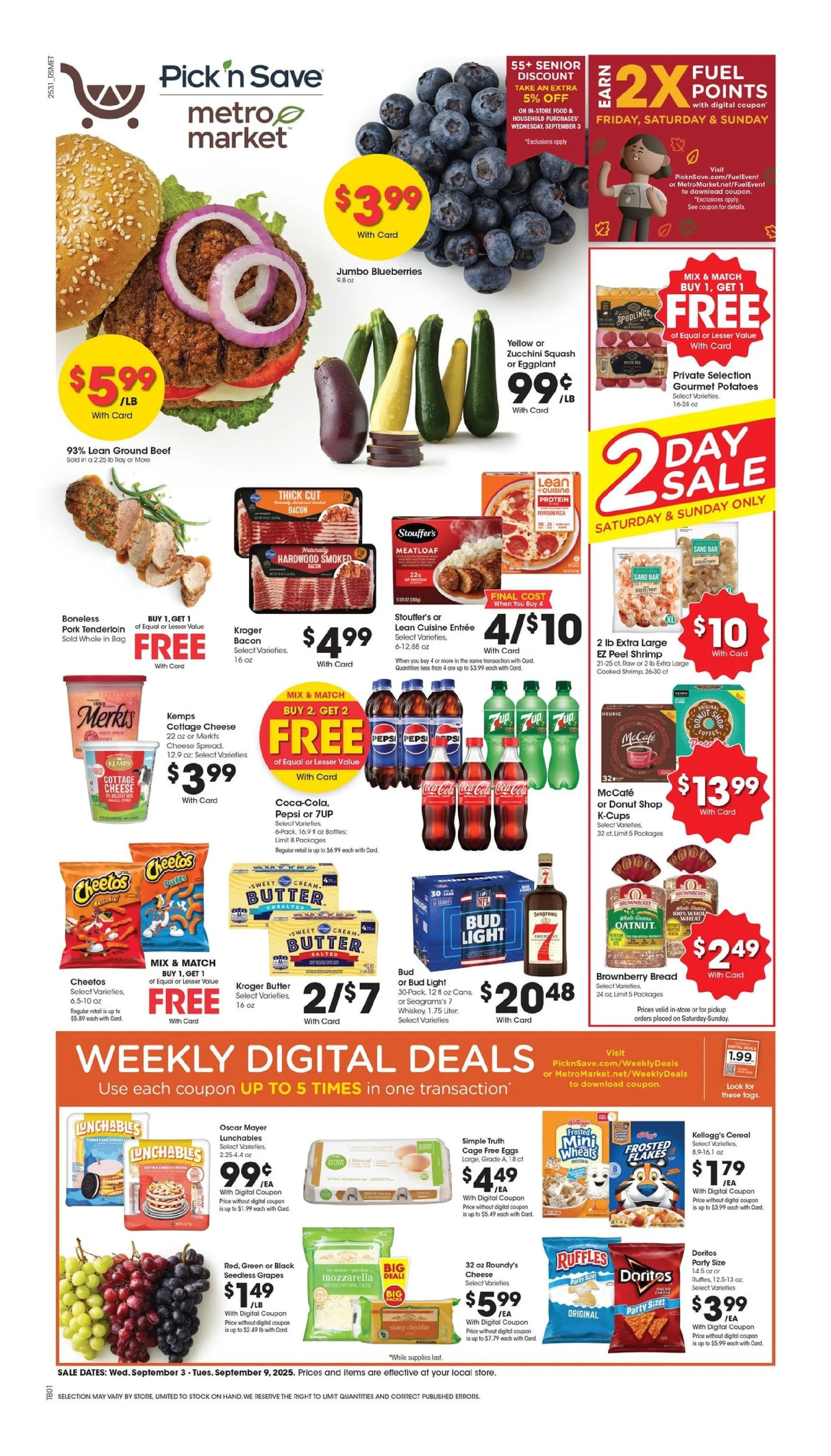 Weekly ad Metro Market weekly ads from September 3 to September 9 2025 - Page 1