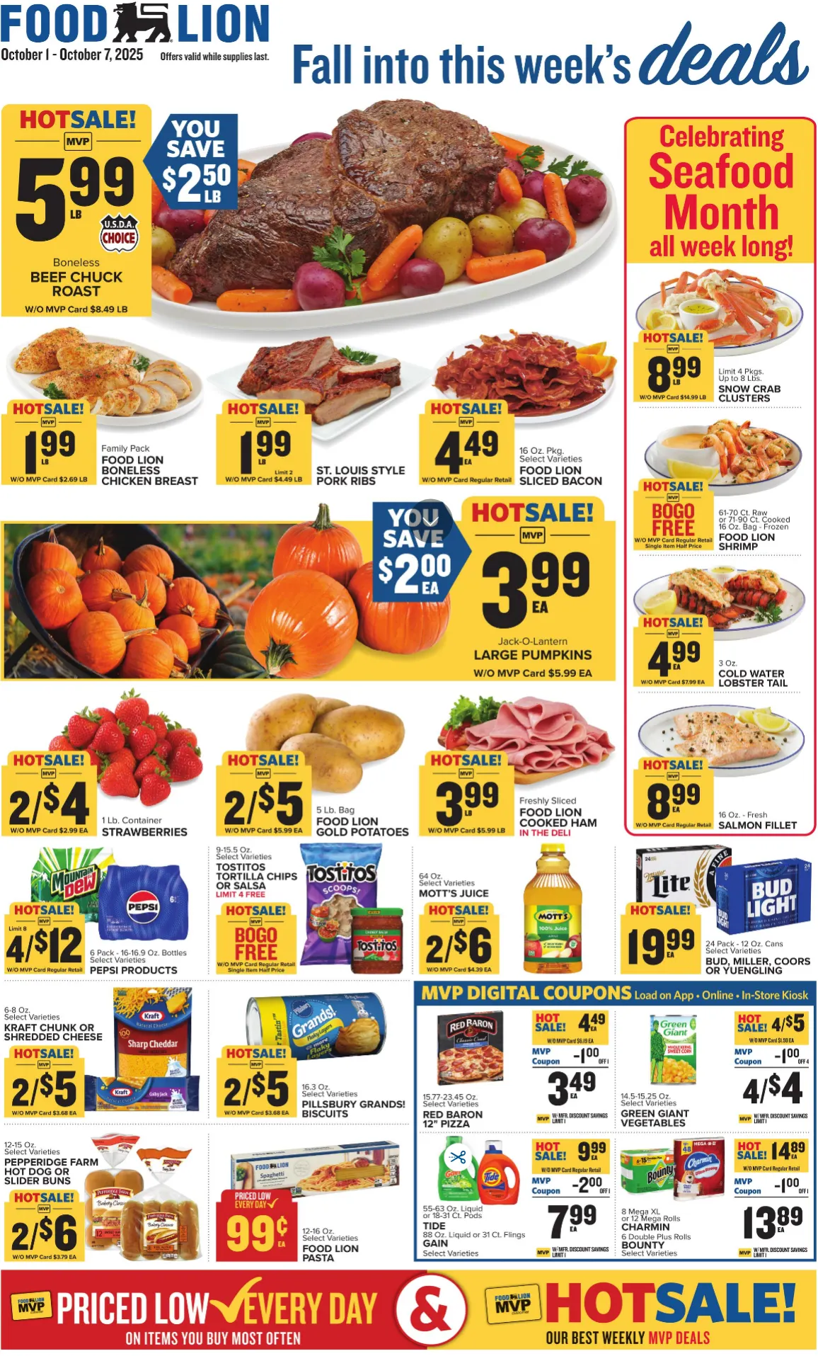 Weekly ad Food Lion Sales from October 1 to October 7 2025 - Page 1