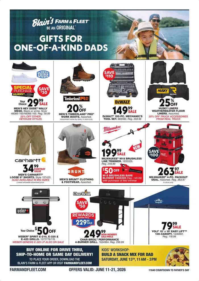 Weekly ad Blain's Farm & Fleet Sales from June 11 to June 21 2026 - Page 1