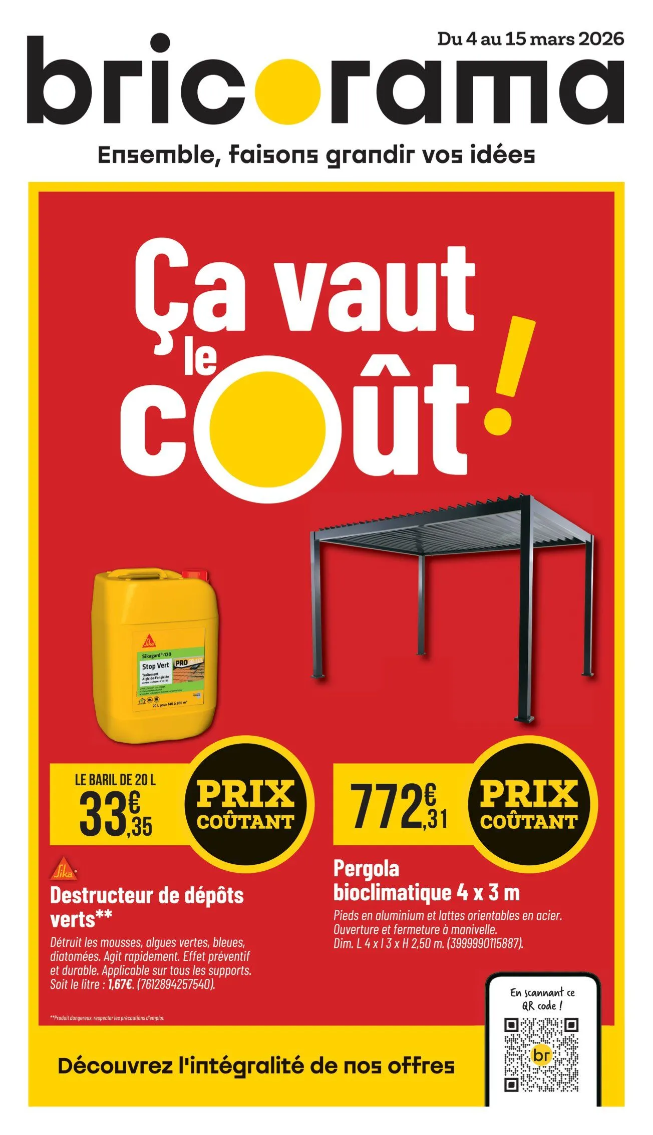 Catalogues Bricorama du 4 mars au 15 mars 2026 - Catalogue page