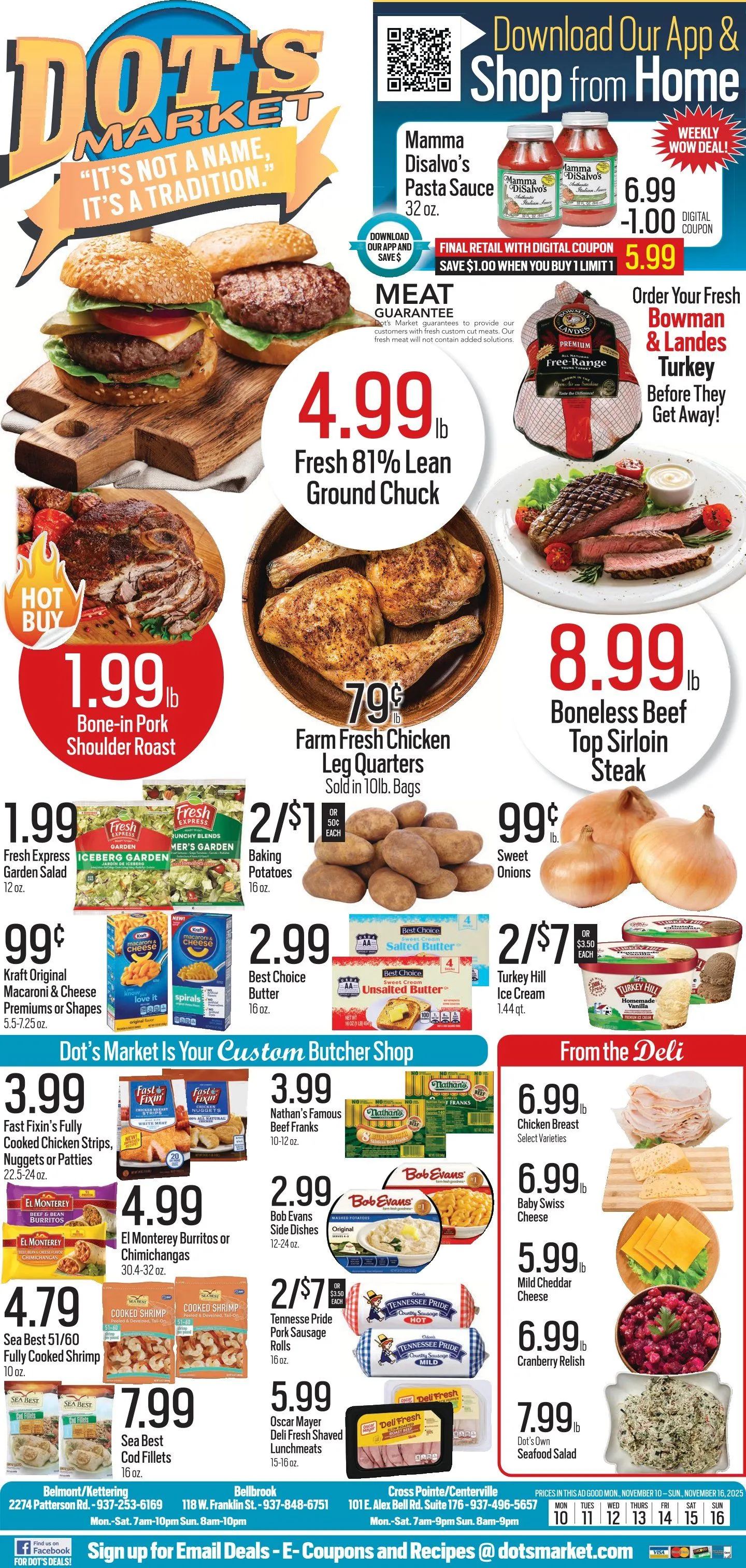 Weekly ad Dot's Market Sales from November 10 to November 16 2025 - Page 1