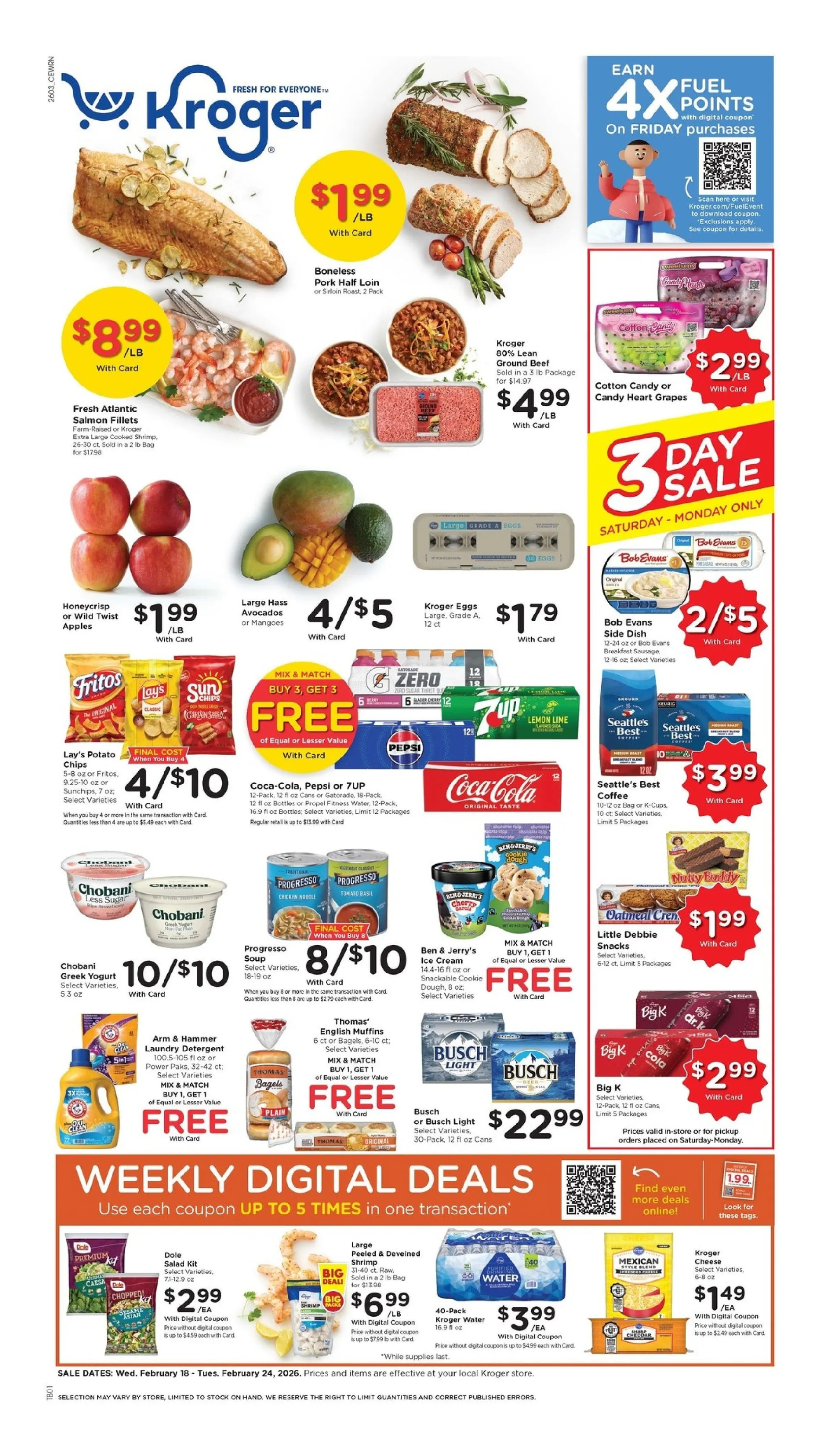 Weekly ad  Kroger Sales from February 18 to February 24 2026 - Page 