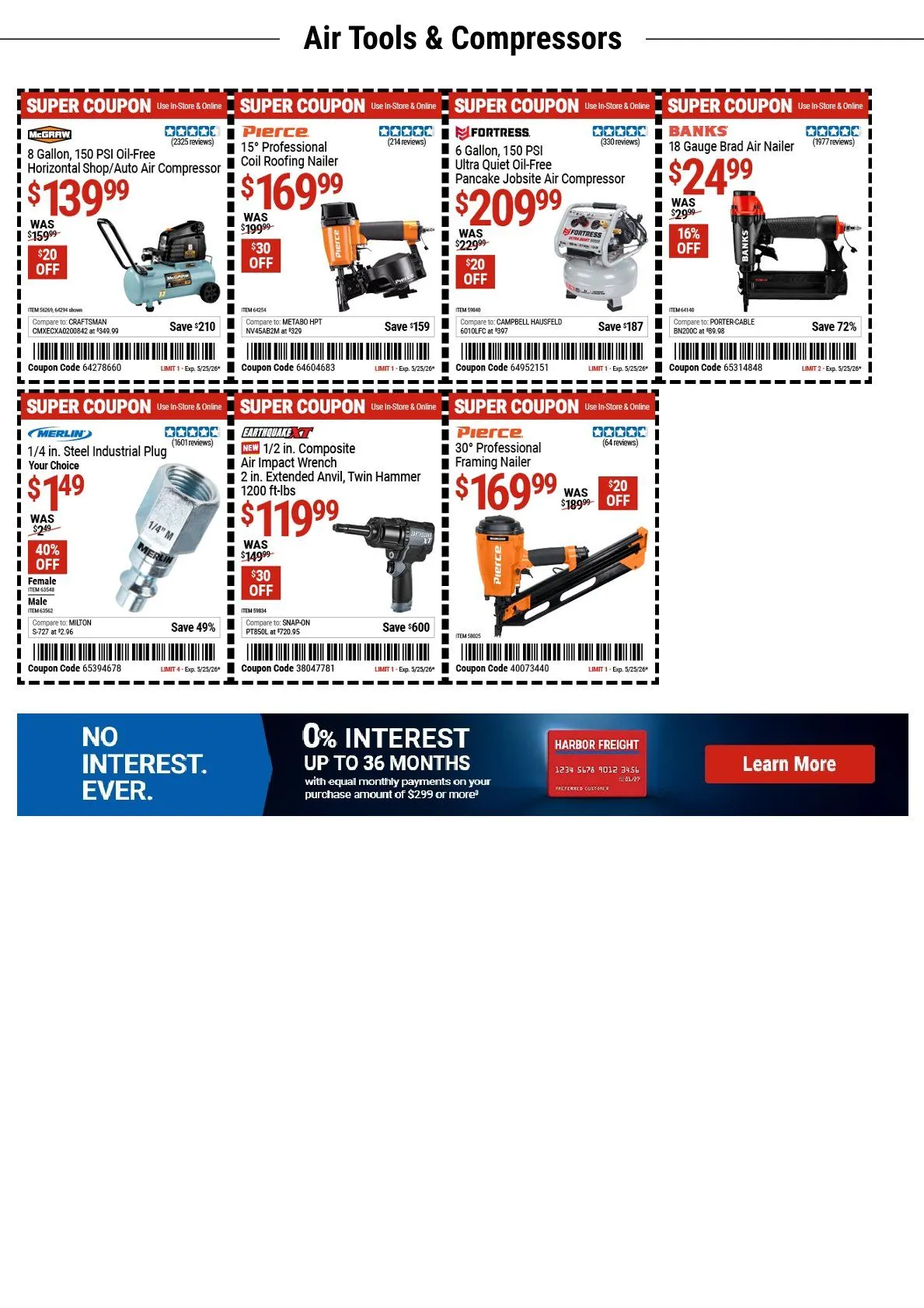 Weekly ad Harbor Freight weekly ads from May 11 to May 25 2026 - Page 1