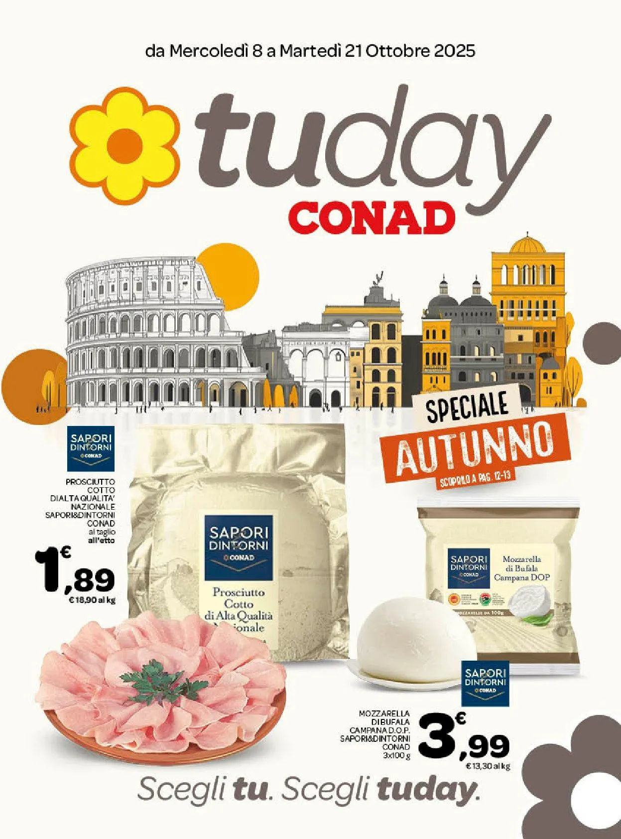  Volantini Conad da 8 ottobre a 21 ottobre di 2025 - Pagina del volantino 1