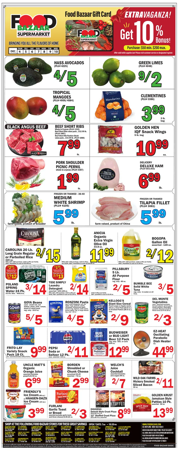Weekly ad Food Bazaar Sales from December 4 to December 10 2025 - Page 