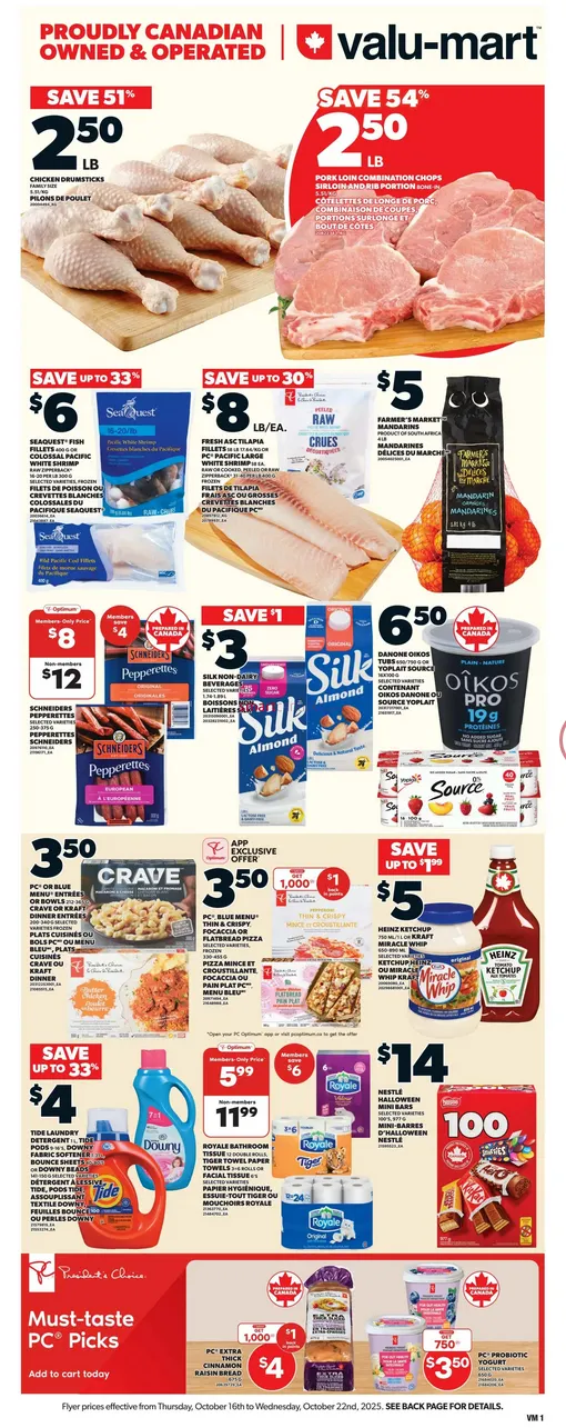 Valu Mart Sales from October 16 to October 22 2025 - flyer page 