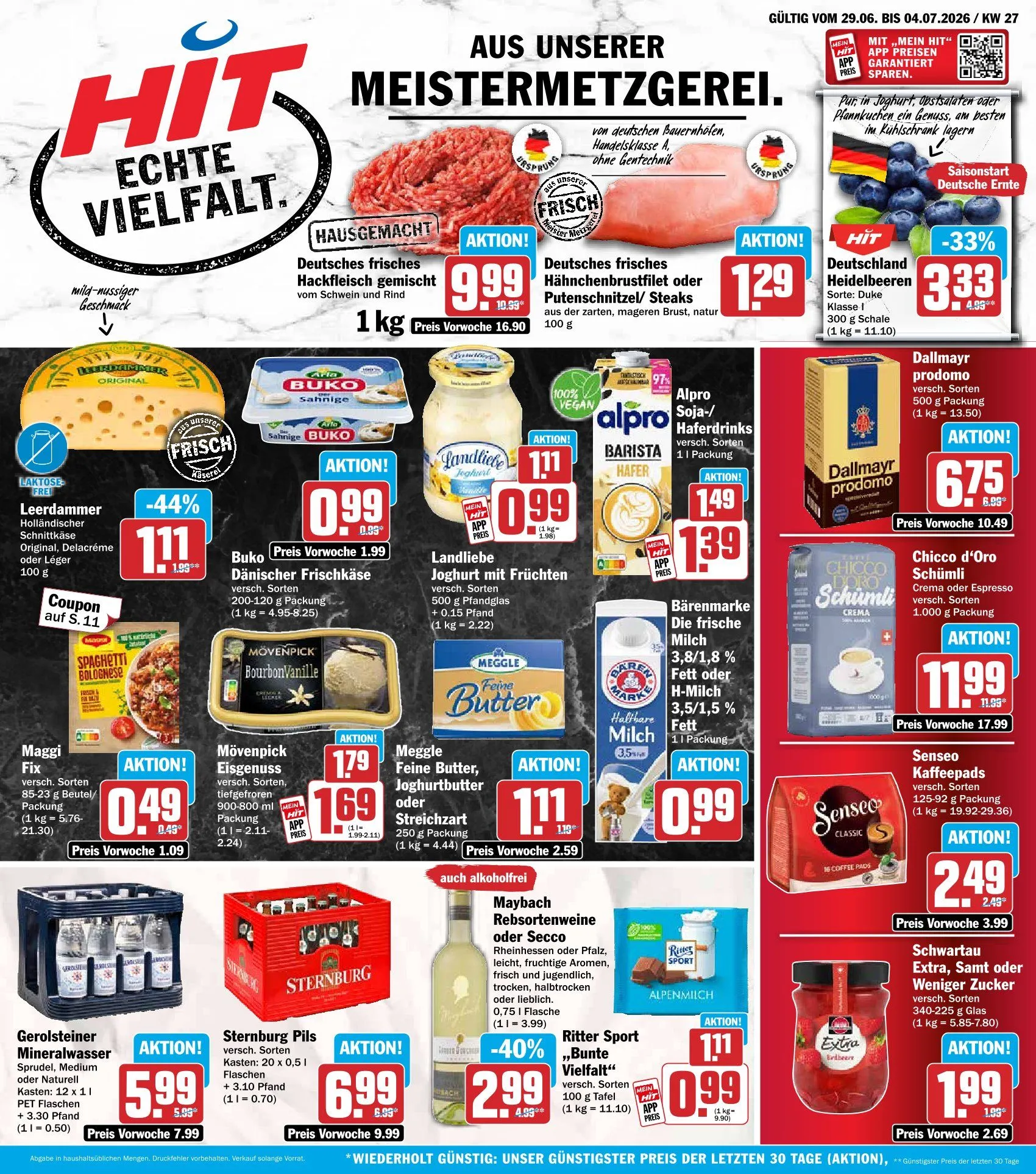  Hit Angebote von 28. Juni bis 4. Juli 2026 - Prospekt seite 1