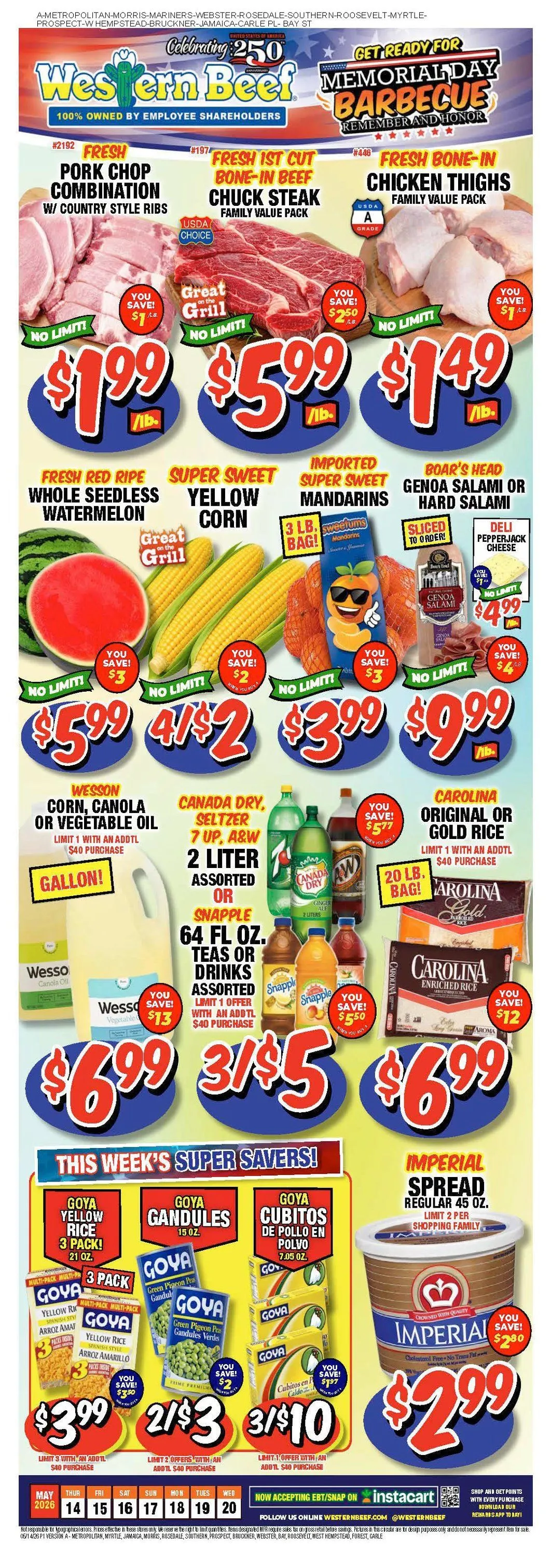 Weekly ad Western BeefSales from May 14 to May 20 2026 - Page 1