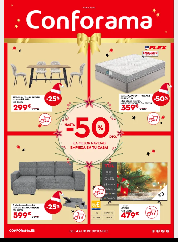 Catálogo de Conforama Ofertas 4 de diciembre al 31 de diciembre 2025 - Página