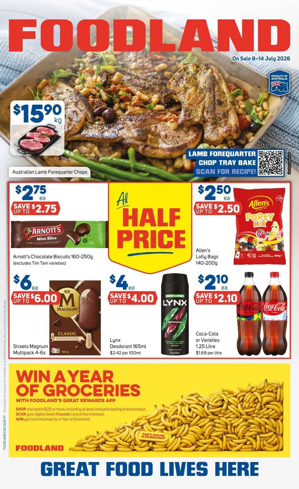 Foodland Sales - Catalogue valid from 8 July to 14 July 2026 - page 1