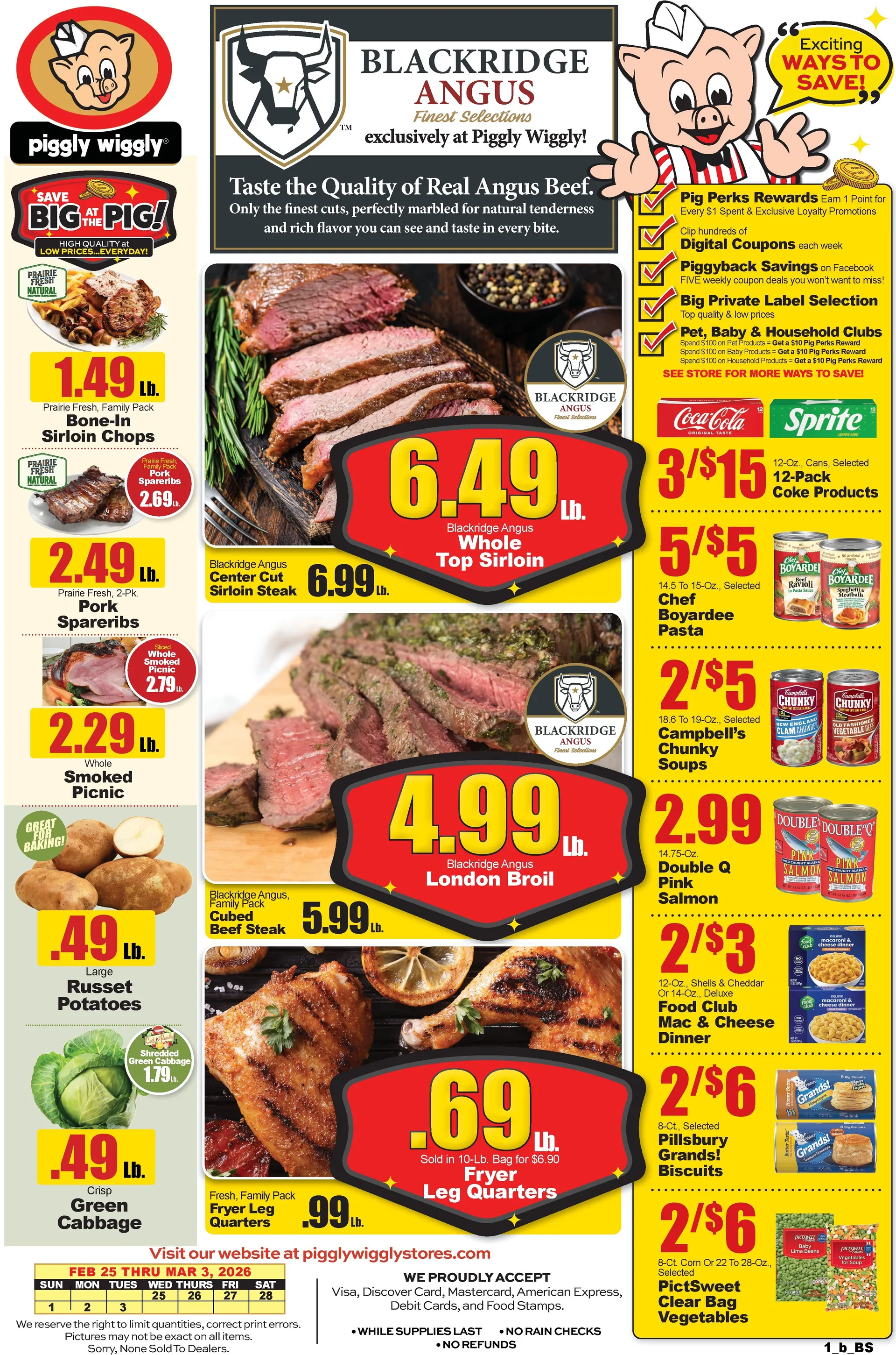 Weekly ad Piggly Wiggly Sales from February 25 to March 3 2026 - Page 1