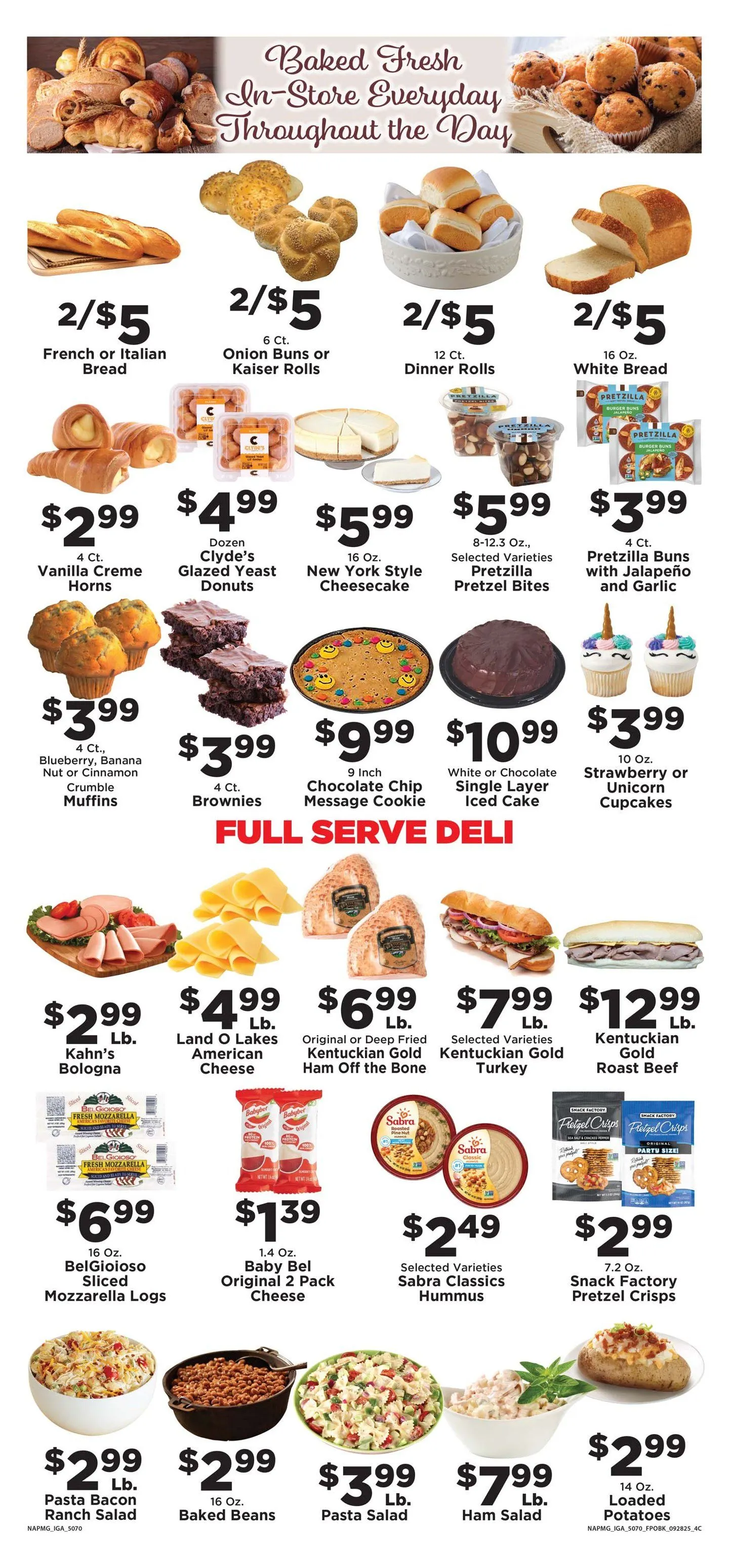 Weekly ad IGA Sales from September 29 to October 5 2025 - Page 1