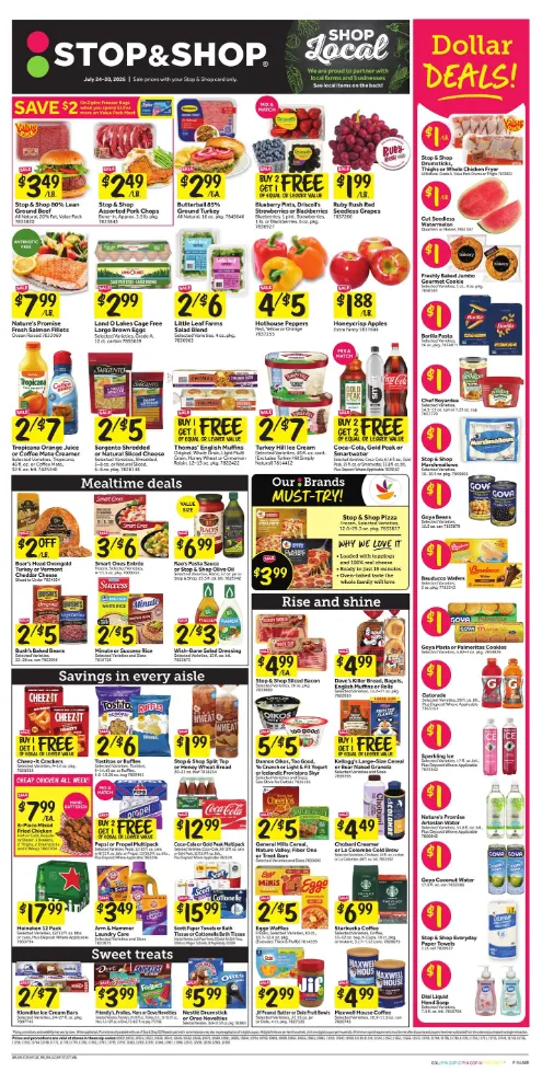 Weekly promotion Stop & Shop Sales spanning from July 24 to July 30 2026 - Page 1 for Catalogue 365