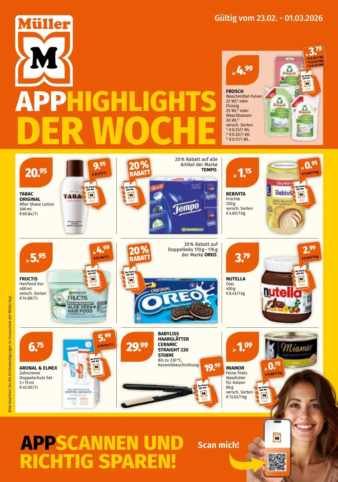 Müller Prospekte von 23. Februar bis 1. März 2026 - Prospekt seite 1