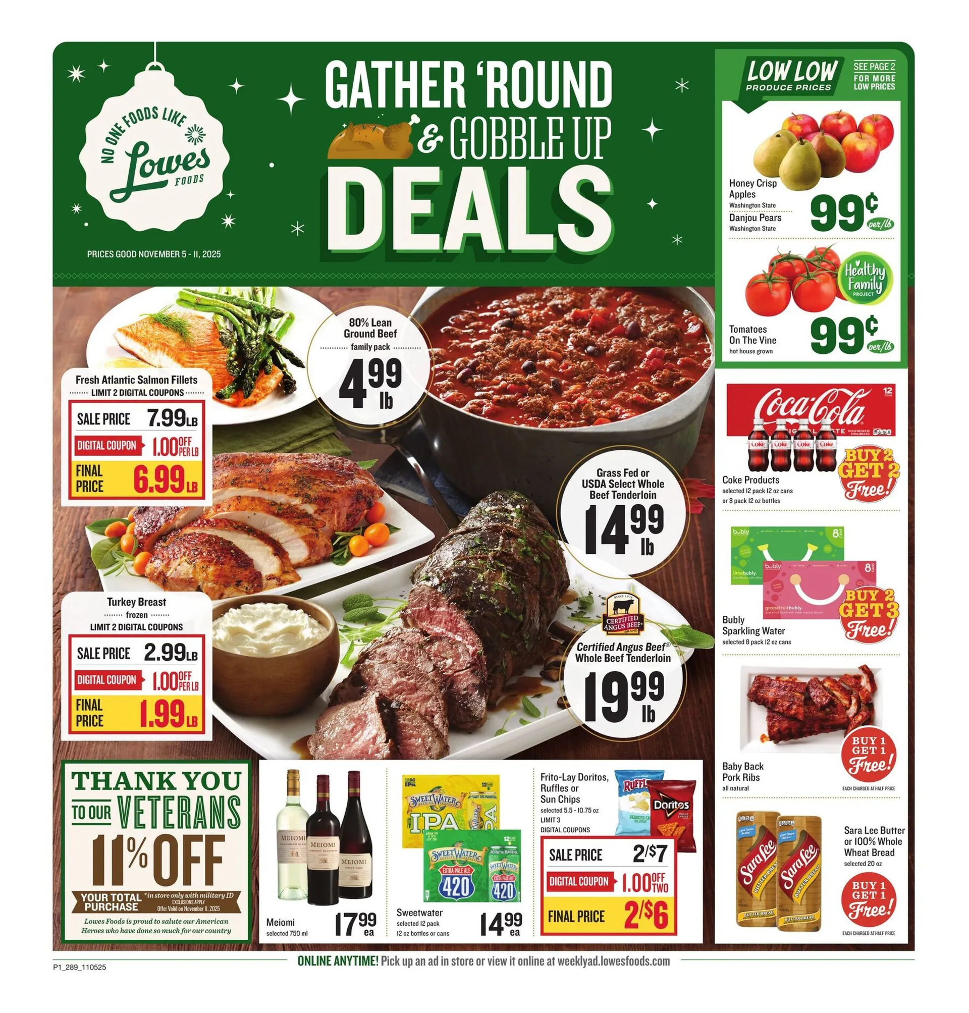 Weekly ad Lowes Foods Sales from November 5 to November 11 2025 - Page 1