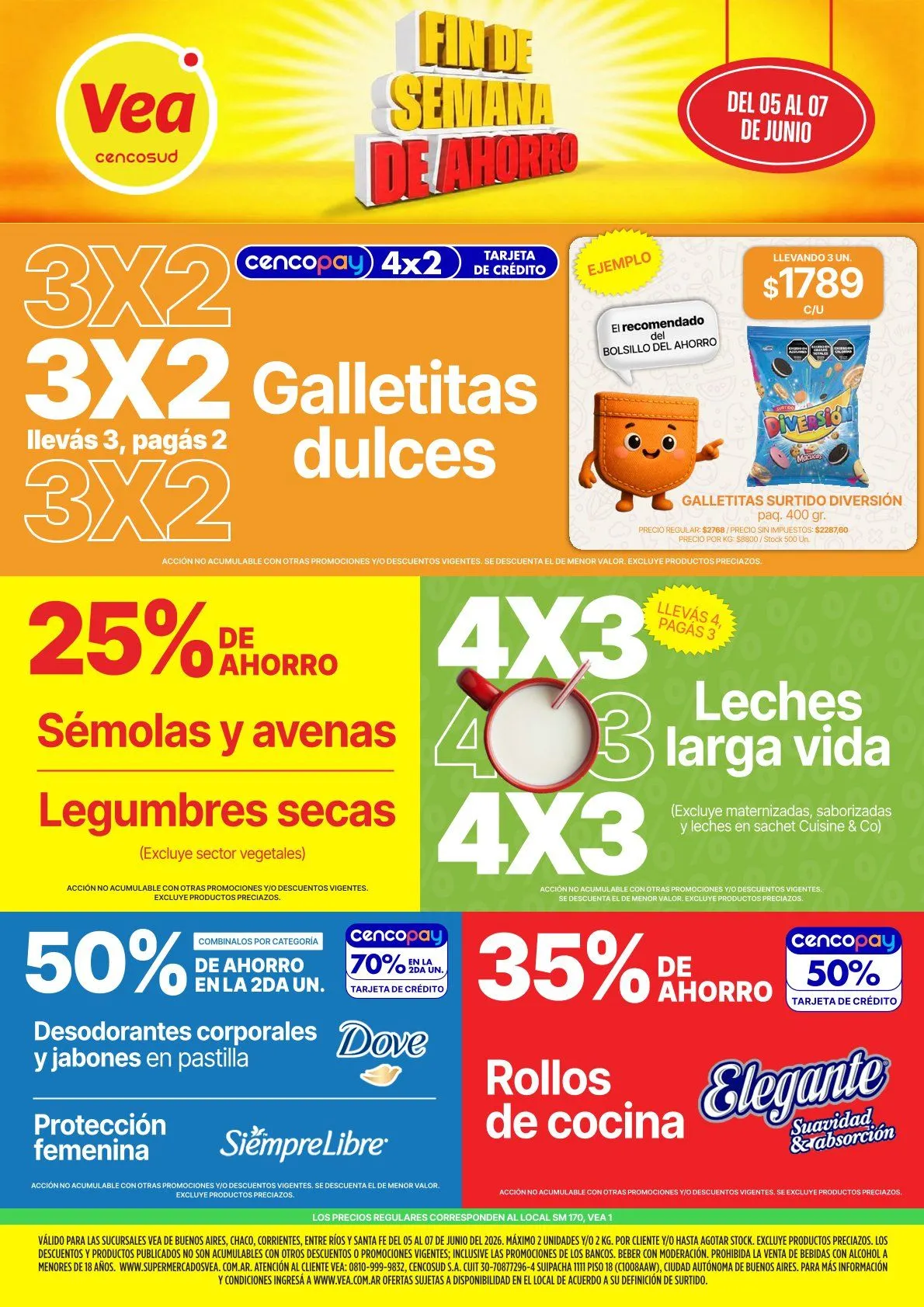 Ofertas de Ofertas Vea  5 de junio al 7 de junio 2026 - Página 1 del catálogo