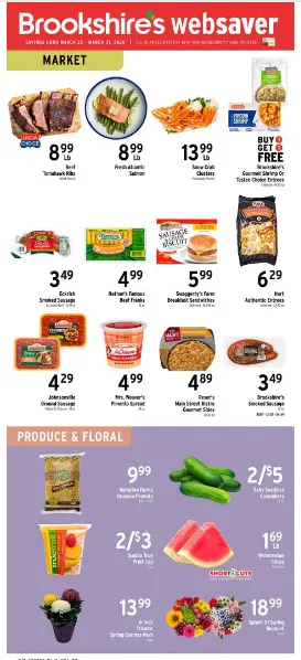 Weekly ad Brookshires Sales from March 25 to March 31 2026 - Page 1
